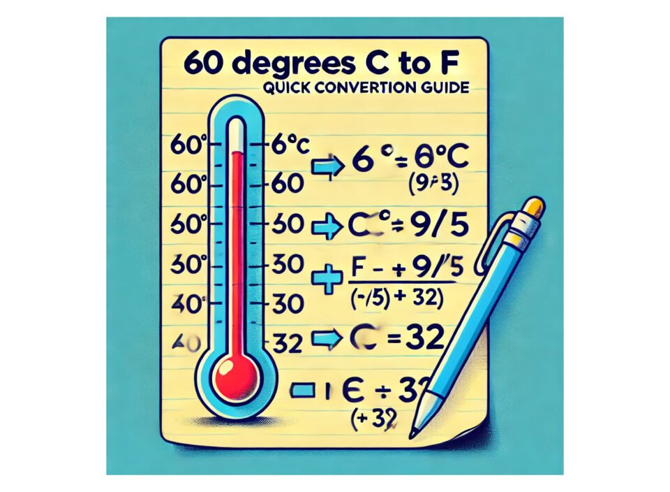 60 Degrees C to F